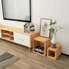 Solid Trästolar 3st / Set Living Room Möbler Byt skostolar Barnbänkar på Teabord Bakstyp Teabord Korta bänkställ