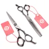 1SET 6Quot Razor Edge Blade 440Cヘアカットヘア切断ハサミ薄刈りシアーズバーバーヘアドレスハサミProfessional HAI3728429