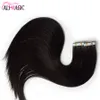 Extensões de cabelo de fita 40 pçs/conjunto 28'' fita em extensões de cabelo humano barato aplique de cabelo humano
