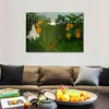 Animal painting The Repast of the Lion Henri Rousseau canvas art Hand painted office room decor Large size