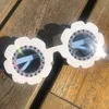 ZAOLIHU 4-10 Years Cute Kids Sunglasses Round Flower Designs Eyewear Gorgrous Diamond Sun Glasses UV400 Baby Shades Eyeglasses