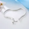 DIY European Sliver Snake Chain Fit voor Europese Armband Veiligheid Valentijnsdag Cadeau voor Vrouwen Big Hole Kralen