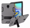 En Typ Heavy Duty Shocksäker Kickstand Hybrid Robot Case Skydd för Samsung Tab A 10.1 P580 Tab A 10.5 T590 30PCS / LOT