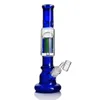 9.9inchs Heady Glass Bong Water Pipes DownStem Perc Smoke Recycler Beaker Dab Rigs 14mmジョイント付き