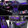 Para hyundai sonata 9 20152017 interior painel de controle central maçaneta da porta 3 adesivos de fibra carbono decalques estilo do carro accessorie3517138366