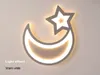 Накладные Серого цвета луна и звезды Современной светодиодные потолочные ламп для комнаты спальни дома декоративного потолка лампа MYY детской комнаты малыша