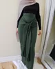 Moda Donna Cintura Gonna Salopette Abito Pantaloni Musulmani Fasciatura lunga Gonna tubino Ramadan Party Worship Service Abbigliamento islamico