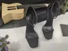 2019Consegna gratuita di scarpe di marca famose da donna Moda 100% pelle Bottoni da cucire Sandali da donna Shopping Banchetto Scarpe da donna col tacco alto 3