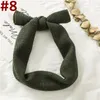 Baby Girl Fashion headband Toddler Autumn Winter Hairband Solid color soft Hair bands Elastic Hairbows 9Colors2131645