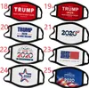 Impresión Trump 2020 Mask Mascarillas de algodón Mascarillas para adultos Niños estadounidenses Electi