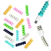 Colorful Charm Spiral Data Cable Saver Protector Applicable to Mobile Phone Charging Line Antifracture Protective Cover1711019