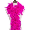 2 Yard Fluffy White Turkeyfeather Boa حوالي 40 جرامًا ملحقات ملابس الدجاج زي ريشة/ شو/ الريش لحفلات الحرف اليدوية