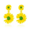 fresh flower earrings