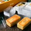 Lbsisi Leben 100pcs flache Plastiktüten Papierkiste Ananas Kuchen Nougat Süßigkeit Energie Käse Packung Taschen unten