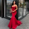 2019 Najnowszy Design Formalne Suknie Wieczorowe Party Wear Mermaid Prom Suknie 2018 Długie Czerwone Suknie Wieczorowe Specjalne okazje Suknie