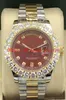 Luxury Watch 4 Style Two Tone 41mm Bigger Diamond Dial bezel 118348 WATCH CHEST NEVER WORN Automatic Fashion Brand Men's Watc2752