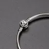 Bracelet de fleur de poésie romantique et élégant pour bijoux en argent sterling Pandora 925 avec boîte d'origine bracelet de haute qualité pour dames