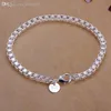 Großhandels-Mode 925 Silber Braclets für Männer Frauen Charm Box Kette Armbänder klassischen Silberschmuck Joyas Pulseras de Plata 925 H172