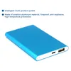 4000 MAH Bank Power Portable Slim Zewnętrzny ładowanie ładowania baterii z kablem USB