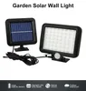 56 LED LAMPY SOLAR Wodoodporna PIR Czujnik Motion Lampa ścienna Outdoor Garden Parks Security Emergency Street Solar Garden Light