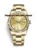 18 Stijl Hoge Kwaliteit Horloge Unisex 36mm Dag-Date 118206 President 18K Gold Beze Azië 2813 Beweging Mechanische Automatische Mens Woman Horloges