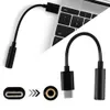 Tip-3.5mm kulaklık kablosu adaptörü USB 3.1 Tip C Tip C Tip C Smartphone DHL için Aux Audio Dişi Jack