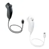 Classic Nunchuck Controller for Wii Wii U Black & White Color