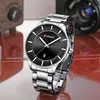 Curren Men Regardez en acier inoxydable des affaires chics de travail masculin Auto Date Clock 2019 Fashion Quartz Wristwatch Relogio Masculino305V