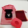 Marque de mode chaude vis en acier inoxydable 316L amour Finger Ring multicolores placage pas de bijoux amoureux de style pierre Avec le coffret d'origine