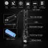 LED flashlight Tactical Flashlight 8000Lumens T6/L2/V6 Zoomable 5 Modes aluminum Lanterna LED Torch Flashlights For Camping