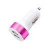 Carro carregador duplo porta USB 2.1A Carregador USB Adapter Mini Carregador Rápido Car-styling Auto Carregador Para Xiaomi Huawei