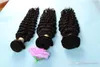 Pacotes Natural Preto Deep Color Cabelo Ondas 3 PCS cabelo indiano virgem cru 100% Humano Weave Cabelo Elibess Marca dom gratuito