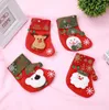 Meia do Natal Chrismas Decoração Sock para Portadores árvore de Natal Início ornamento do presente Meias Ano Novo Gift Bags GB1218