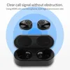 Hots K15 TWS trådlösa öronproppar V5.0 Bluetooth hörlurar Headset Deep Bass Wireless Earpiece i öronör för iPhone Samsung Xiaomi