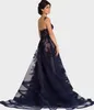 Aftonklänningar Robes de Soiree Black Prom Klänning Lång Vestidos De Fiesta Beaded Lace Applique Celebrity Formella klänningar