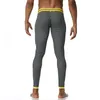 Degli uomini di marca di moda lungo Johns Cotone di base leggings Biancheria intima termica Homme Cueca Trunks Gay Men Thermo Lungo Johns mutande