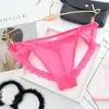 Sexy Backless Panties See Through Bow lingeries woman underwears G Strings Thong T Back Lingerie Underpants Women Clothes