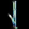 Glass Smoking Water Pipes Hookahs GlowWater Bongs Thick Recycler 14mm Bowl Stem Heady Glasses Dab Rigs