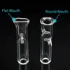 Mini Glass Water Oil Burner Pipe Hookahs Tips Colorful Pure Tasting 2 mm Thickness