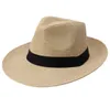 Designer hat summer straw hat men and women big cowboy hats Panama Straw Hats Outdoor Sports Caps Wide Brim Hats1422479