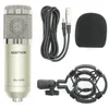 Microfone de condensador BM-800, microfone de gravação do estúdio Cardioid com montagem de choque, cabo XLR