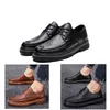 Sıcak Satış-erkek Elbise Ayakkabı Kap-Toe Oxford İş Ayakkabıları Tam Tahıl Erkek Deri Schuhe