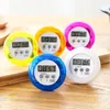 Cooking Timer Digital Alarm Kitchen Timers Gadgets Mini Cute Round LCD Display Count Down Tools Battery Installed With Clip LX8899