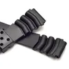 Nuovo cinturino in gomma siliconica bocca convessa cinturino nero fibbia ad ardiglione 18 20 22mm per orologio KINETIC SKA293J2 SKA291J1 SKX007