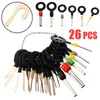 26pcs/18pcs Automotive Plug Terminal Removing Tool Key Circuit Board Wire Harness Terminal Extraction Pick Crimp Pin Needle Remove Set Car Kit