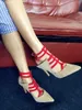 Правители Silla Shipping Бесплатная 2024 Женская замшевая кожа 10 см высотой туфли на каблуках Уозные пальцы с сандалиями.