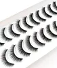2019 Nya 10 par 100 Real Mink Eyelashes 3D Natural False Eyelashes Mink Lashes Soft Eyelash Extension Makeup Kit Cilios 3D1297340291
