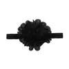 12 Colors Mixed Big Flowers Cloth Headbands Baby Children Hair Sticks Elastic Kids Accessories