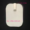 TENS/EMS Self Adhesive Electrode Pad 4.5*6cm(1.8*2.4inch) With Hole (2mm)Silicon Rubber Electrodes Pads