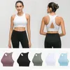 Women Yoga Dance Athletic Crop Bra High Impact Support for Yoga Gym Workout Fitness Crop Tops Breathable Activewear Bra with Removable Pads